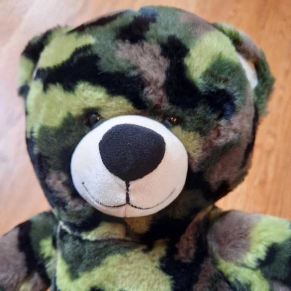 Build A Bear Woodland Camo Pattern Teddy Bear 2013 - Picture 3 of 6